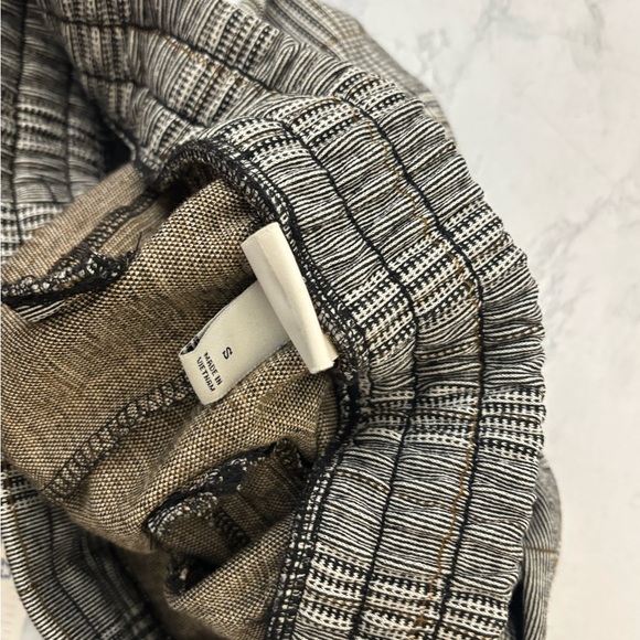 A New Day Pants Womens S Gray Plaid Elastic Waist Cotton Blend Jogger Plaid - Picture 6 of 6